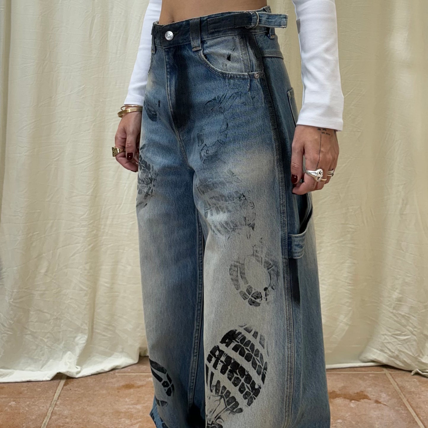 JEANS WIDE LEG